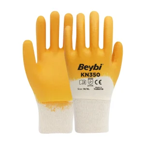 BEYBİ KN350 NİTRİL ELDİVEN SARI NO: 9