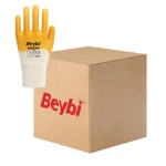 BEYBİ KN250 NİTRİL ELDİVEN SARI NO: 9