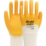 BEYBİ KN250 NİTRİL ELDİVEN SARI NO: 9