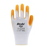 BEYBİ PN2 NAYLON NİTRİL ELDİVEN SARI NO: 9