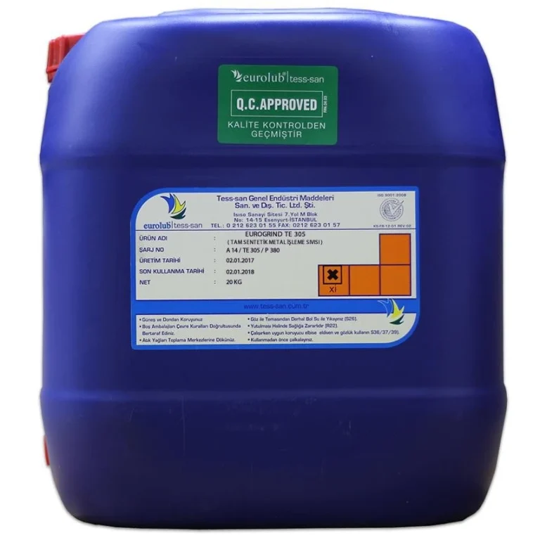 Eurolub Eurogrınd A 20 Kg Tam Sentetik Taşlama Sıvısı