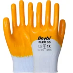 BEYBİ FLEX30 NİTRİL ELDİVEN SARI NO: 9