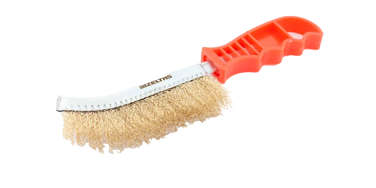 Kıvrık Uçlu Fırça (Plastik Saplı)