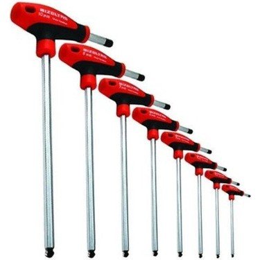 1000V İzoleli T Tipi Allen Anahtar Takımı (8 Parça)