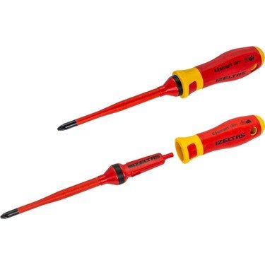 1000V İzoleli Elektro Slim Pozidriv Yıldız Uçlu Tornavida