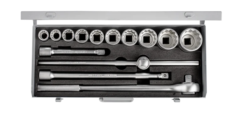 3/4” On İki Köşe Lokma Anahtar Takımı (14 parça, mm)