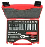 Altı Köşe Lokma Anahtar ve Bits Set (48 parça, mm)