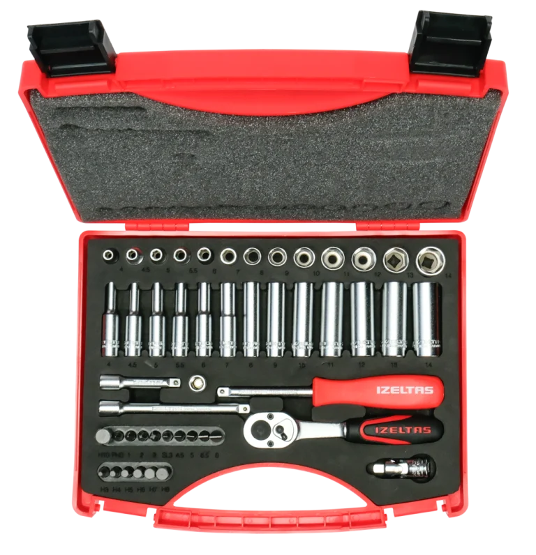 Altı Köşe Lokma Anahtar ve Bits Set (48 parça, mm)