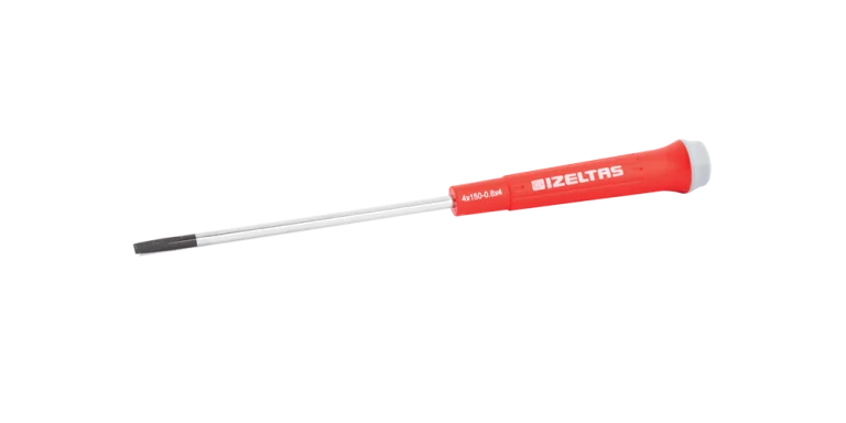 Elektronikçi Tip (Klemens) Düz Uçlu Tornavida