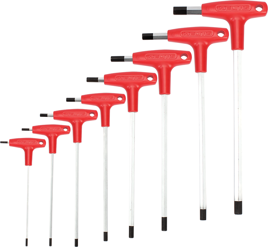 T Tipi Allen Anahtar Takımı (8 Parça, mm) T Tipi Allen Anahtar Takımı (8 Parça, mm)