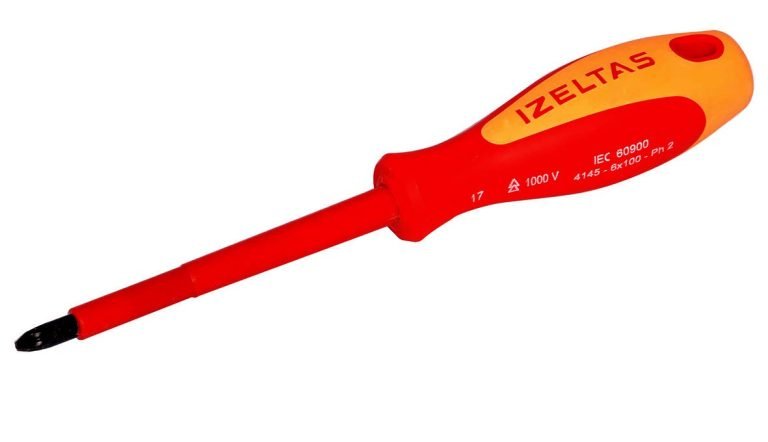 1000V İzoleli Elektrikçi Yıldız Uçlu Tornavida