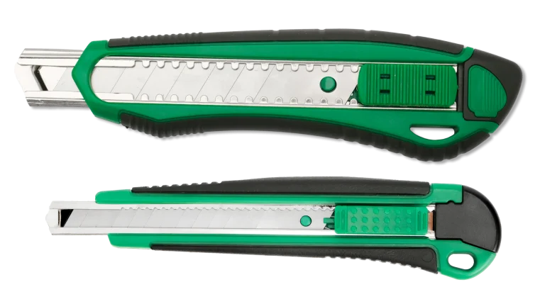 Ergonomik Kilitli Maket Bıçağı Set 18 mm – 9 mm