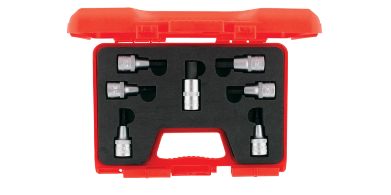1/2” Lokmalı Allen Uç Takımı (60 mm, 7 Parça)