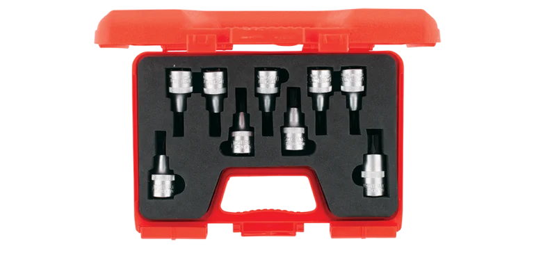 1113 1/2” Lokmalı Torx® Uç Takımı (60 mm, 9 parça)