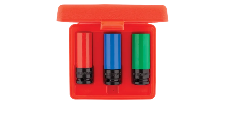 1/2” Alaşımlı Jant Lokma Takımı (3 Parça, mm)