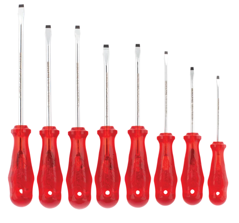 Kraft Seri Düz Uçlu Tornavida Takımı (8 parça)