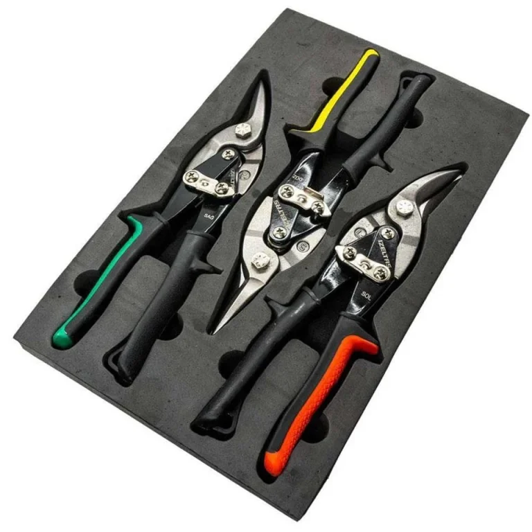 Alüminyum ve Sac Kesme Makas Takım (3 Parça)